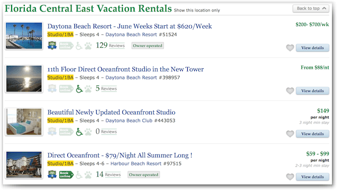 Rental Listing
