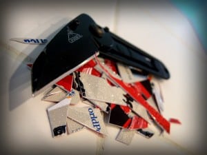 shredded credit cards