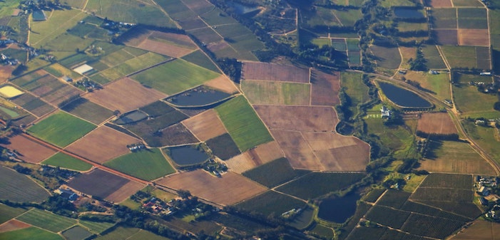 aerial bird s eye view cropland 636342