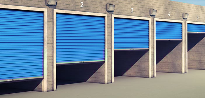 Outdoor self storage units