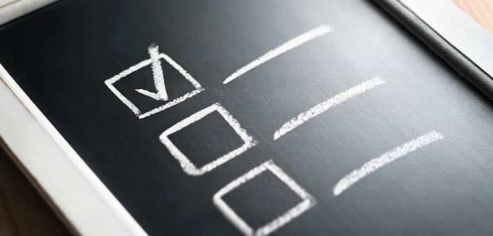 Agenda and progress of project in business. Document of finished work duties and responsibilities. Checklist of completed tasks and keeping score of obligations.