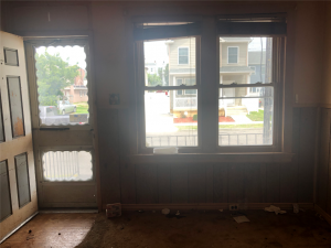 Living room before