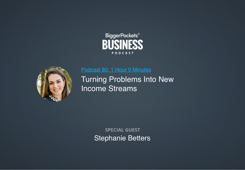 Turning Problems Into New Income Streams