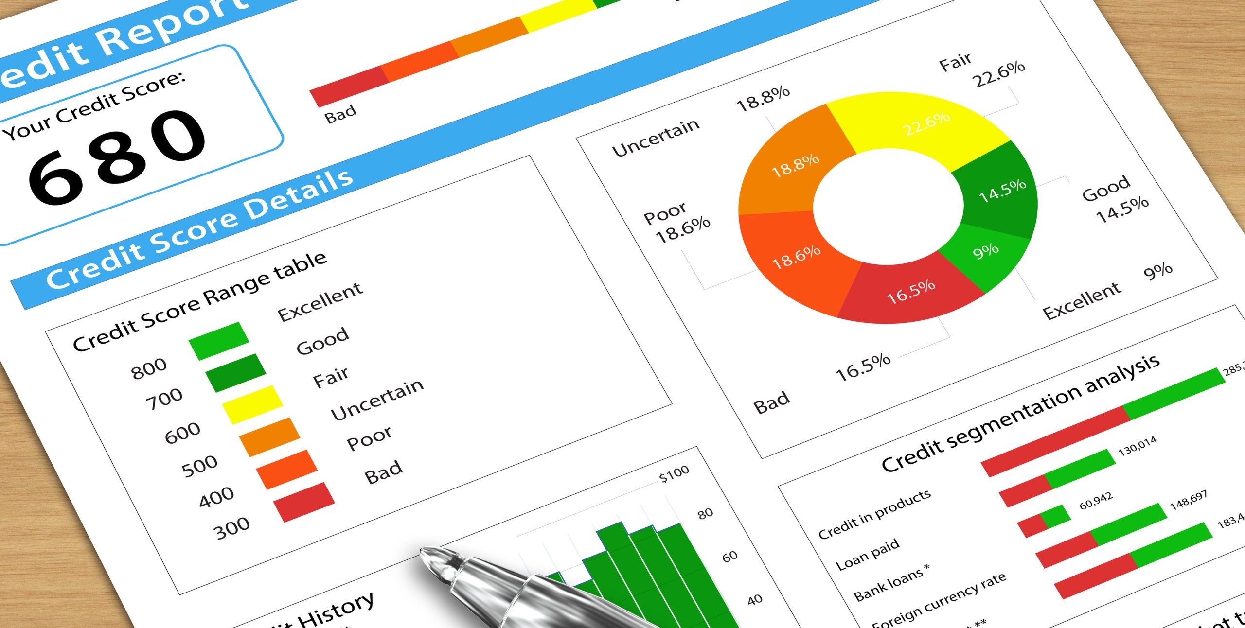 credit score sheet