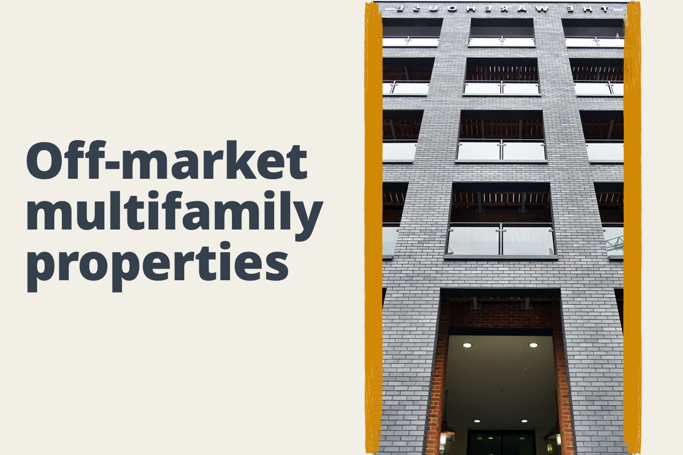 How to Find Off Market Multifamily Properties