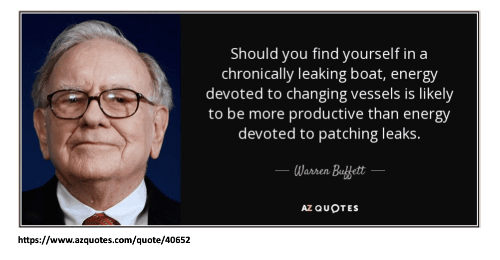 Warren Buffet quote