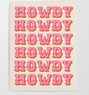 howdy poster