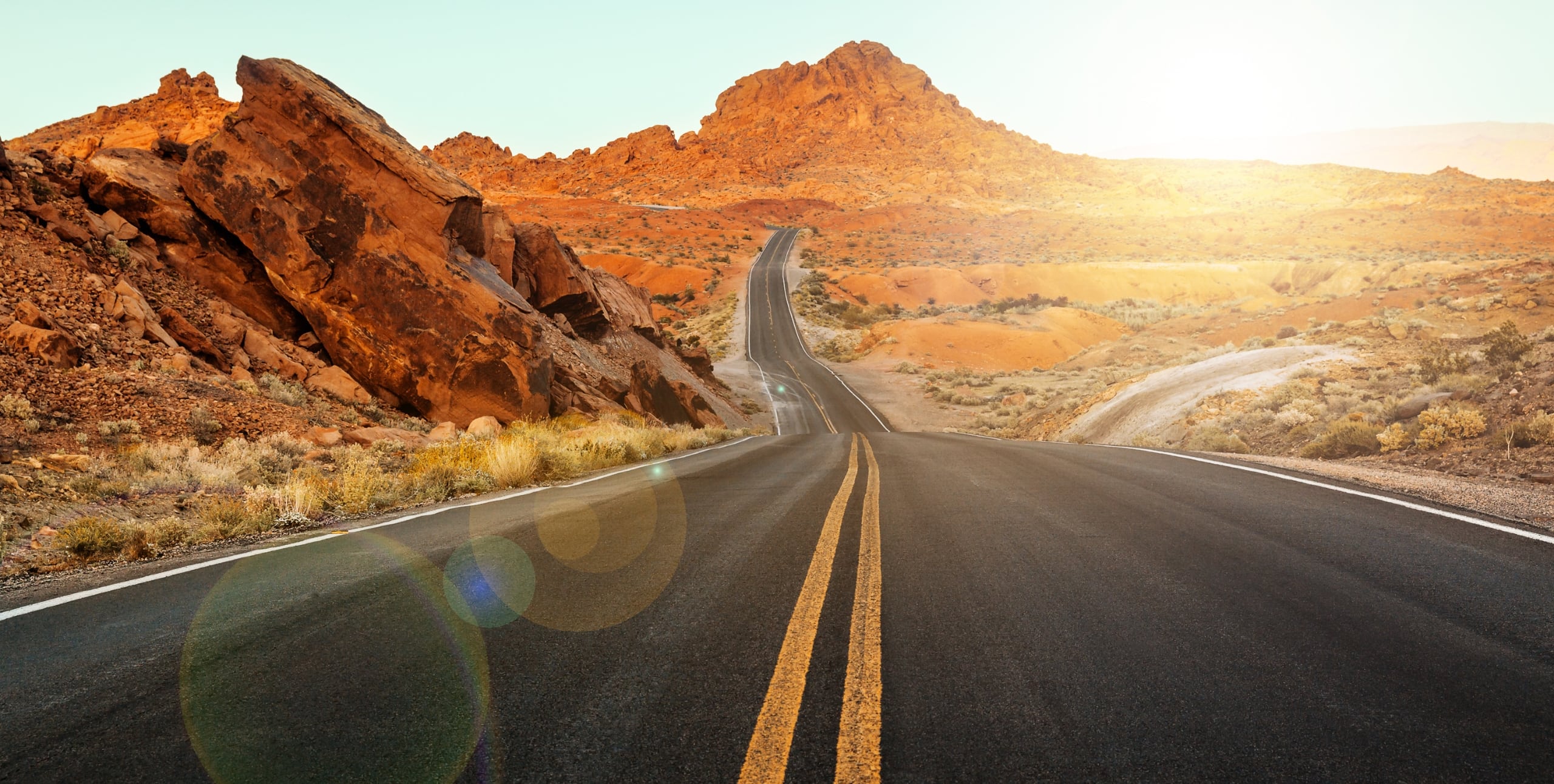 road in the desert