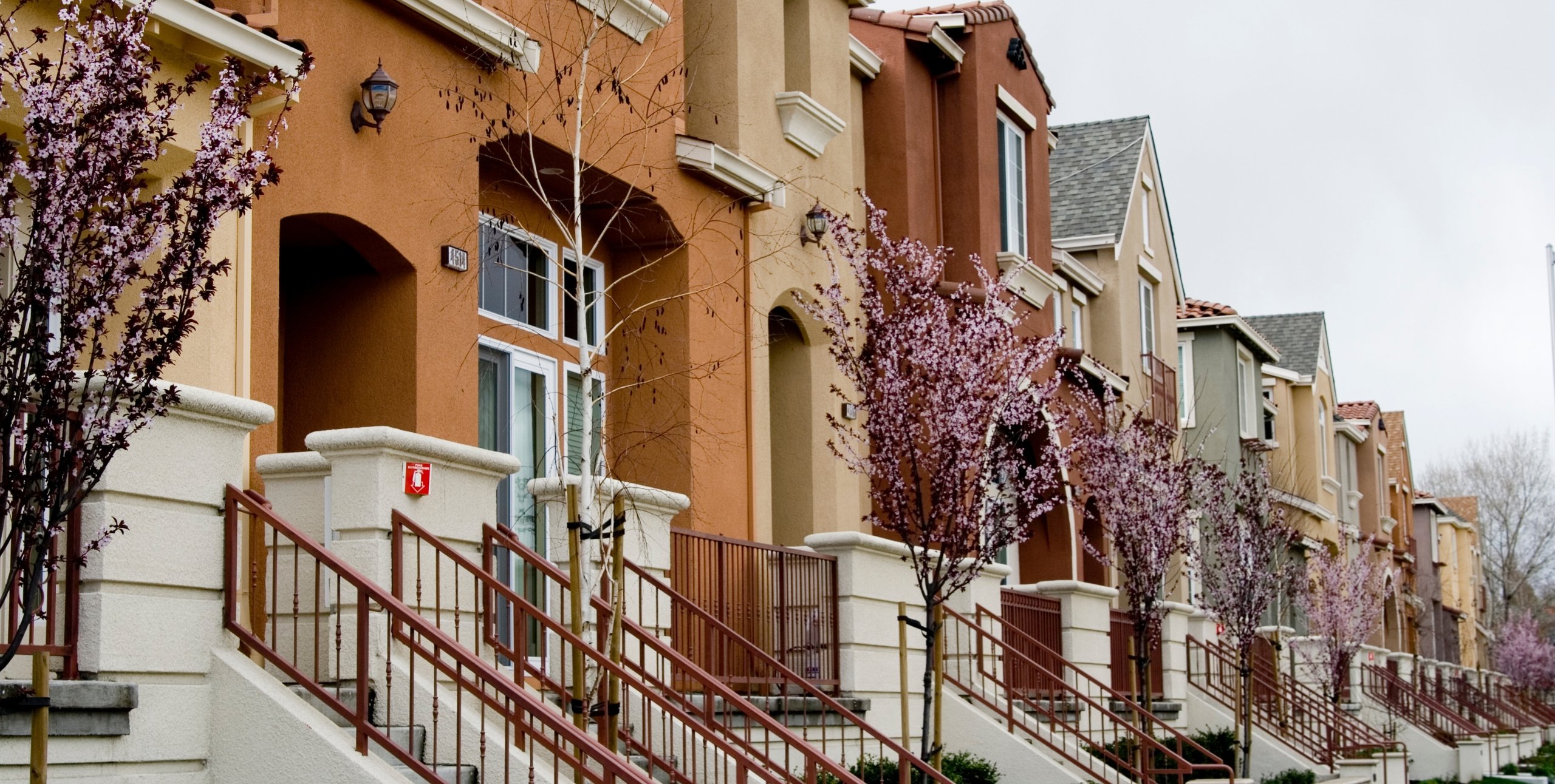 row of homes