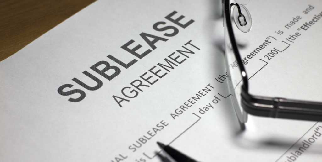 What is a Sublease?
