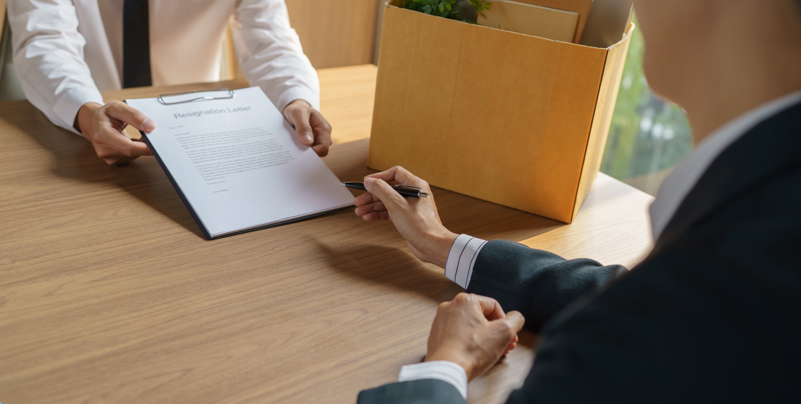 quitting job with resignation letter