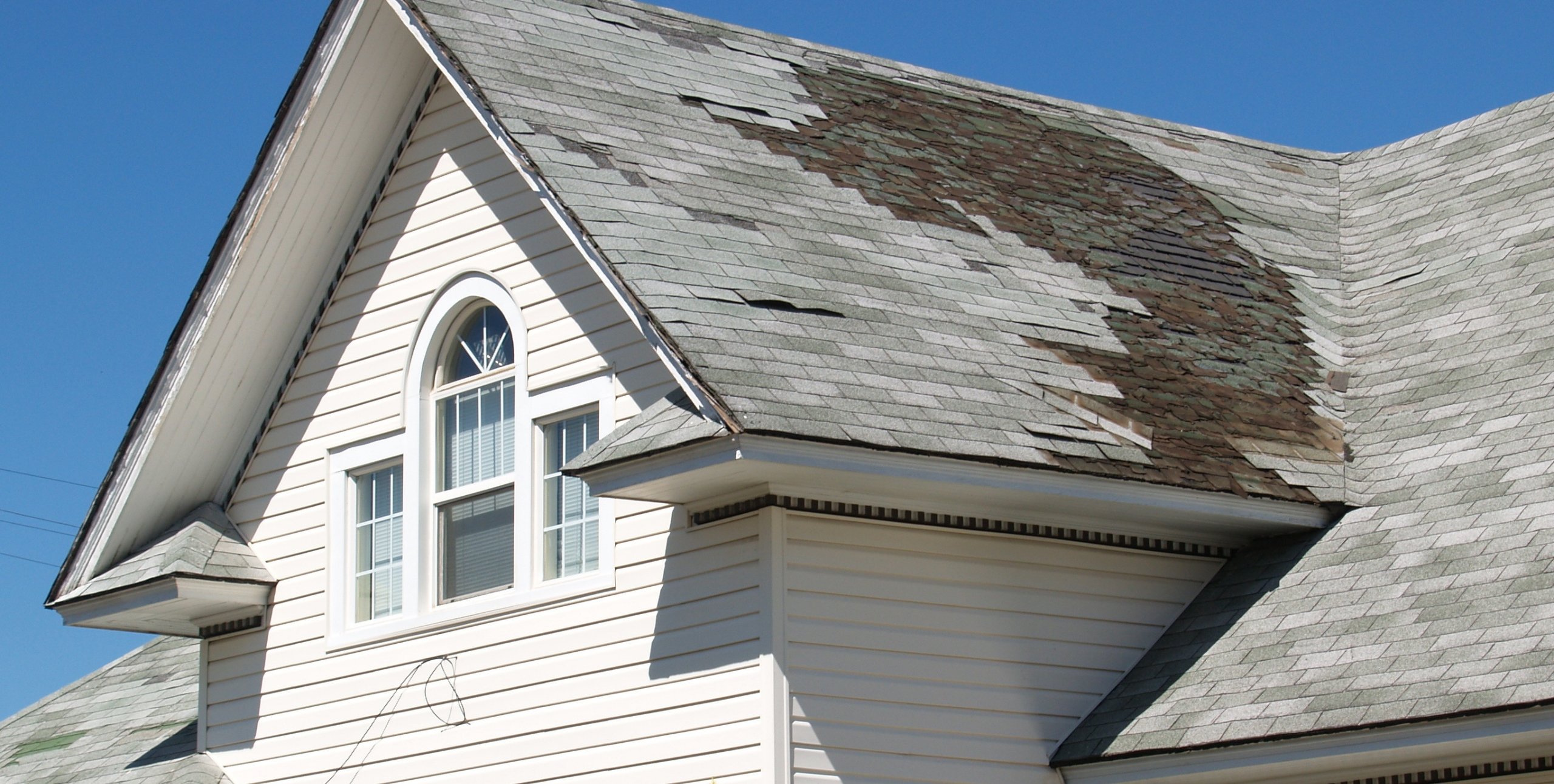 damaged roof