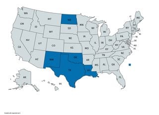 oil producing states