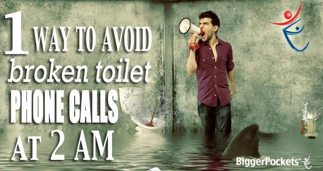 One Way to Avoid Broken Toilet Phone Calls at 2am